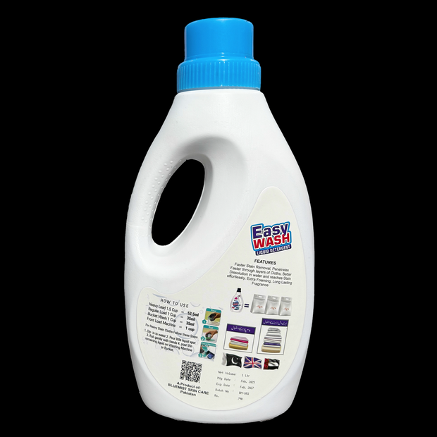 Bluemist Easy Wash Liquid Detergent 1 Ltr