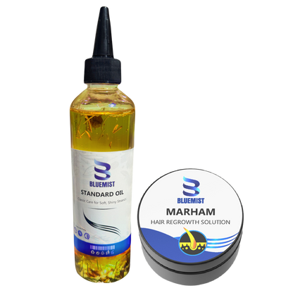 BLUEMIST STANDARD HAIR OIL + MARHAM